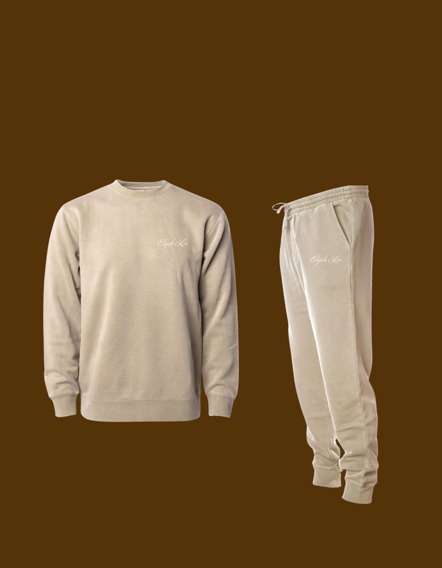 Elijah Lee Sandstone Crewneck and Pants Set